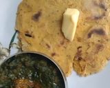 A picture of step 9 of Sarson Ka Saag Aur Makki ki Roti.