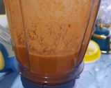 A picture of step 5 of Bún mắm nêm.