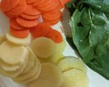 Foto del paso 1 de la receta: Colchón de verduritas a la Essen