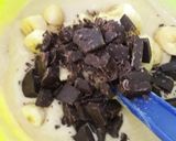 Banános-csokis kevert süti recept fázis 4 fotója