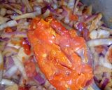 A picture of step 8 of Awara/Tofu with Onion Sauce.