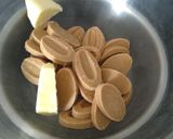 Une image de l'étape 1 de Mousse chocolat marron.