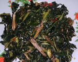 Foto langkah ke 4 dari resep Oseng Daun Pepaya.