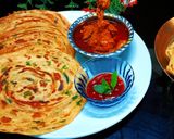 মশালা লাচ্ছা পরাঠা(masala laccha paratha recipe in Bengali) রেসিপির ধাপ 7 ছবি