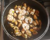 Foto del paso 5 de la receta: Arroz verde, con mariscos y alga Spirulina. #1receta1arból