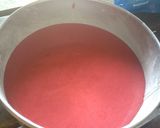Foto langkah ke 5 dari resep Moca Nougat Redvelvet Cake.