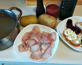 Foto del paso 1 de la receta: Rape al ajo quemado
