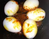 A picture of step 1 of Egg masala curry.
