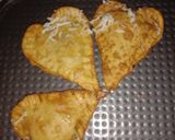 A picture of step 5 of Paneer veg staffing hearts.