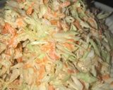 A picture of step 3 of Coselow with homemade mayonnaise.