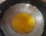 A picture of step 2 of Amaranth water chestnut flour halwa.