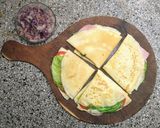 Foto del paso 5 de la receta: Crepes caseros saludables (wraps) 😋🌯