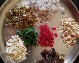 A picture of step 1 of Chocolate paan delight.