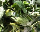 A picture of step 1 of Gongura chutney.