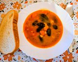 Lòbableves sonka főzõlèbõl, csipetkèvel recept fázis 5 fotója