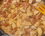 A picture of step 3 of Chicken and Chorizo Risotto.