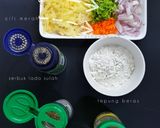 Gambar langkah 1 resipi Potato Fritters aka Cucur Kentang.
