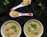 এগ চিকেন নুডলস্ স্যুপ(egg chicken noodles soup recipe in Bengali) রেসিপি ধাপ - 11 ছবি