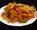 A picture of step 7 of Chili Potato.