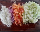 Foto del paso 1 de la receta: Carne de cerdo valluna y ensaladita, con la receta de mamá💖