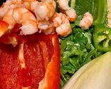 Une image de l'étape 1 de Crevettes façon Cataplana.