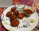 A picture of step 9 of Tandoori momos.