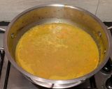 A picture of step 9 of Dill and carrot soup with fennel oil dressing.