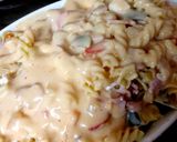 A picture of step 5 of My Chilli Chicken & Bacon Pasta Bake with Melted Cheese ?💋.