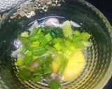 A picture of step 1 of Chatpata egg.