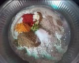 A picture of step 2 of Bajra Methi Achari Vada.