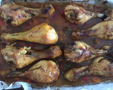 Foto del paso 4 de la receta: Pollo al horno sobre cama de patatas