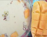 A picture of step 2 of Mango kheer.