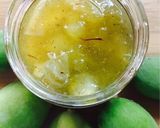 A picture of step 3 of Fresh raw mango murabba.