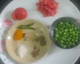 A picture of step 1 of Matar Gajar Khichdi/ Winter Special Moong Dal Khichdi/ Veggies Moong Dal Khichdi.