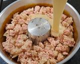 Foto del paso 4 de la receta: Torta invertida de peras rellena