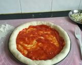 Foto langkah ke 5 dari resep Pizza jumbo | pizza panggang oven| pizza hut.