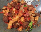 Foto langkah ke 3 dari resep Balado Tempe, oncom & baso.