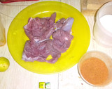 A picture of step 1 of Pan grill lamb in lemon marinade.