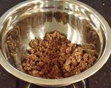 A picture of step 3 of Chocolate Hazelnut Mousse Crunch Tart.