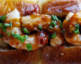 Foto del paso 18 de la receta: Brioche de panceta ibérica, piquillos y gambas