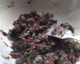 A picture of step 3 of Red Amaranth Saag.