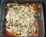 A picture of step 8 of Veg lasagna.