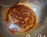 A picture of step 2 of Rogan Murgh/Chicken.