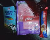 Foto langkah ke 1 dari resep Home made Strawberry Ice Cream.