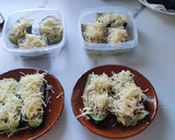 Foto del paso 5 de la receta: Calabacín relleno de salami