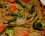 A picture of step 10 of Chinese Noodles with Vegetables.