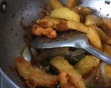 A picture of step 4 of Chilli Honey Potato.