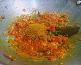 A picture of step 3 of Chana masala.