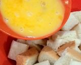 Foto langkah ke 3 dari resep Puding Roti Panggang.