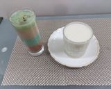 A picture of step 2 of Banana milk shake.